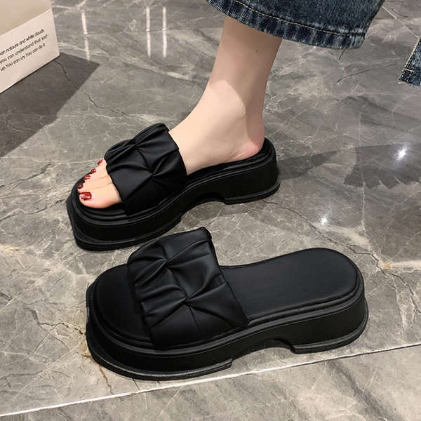 Dép Sandal Đế Dày Mềm Mại Thời Trang Mùa Hè Dành Cho Nữ
