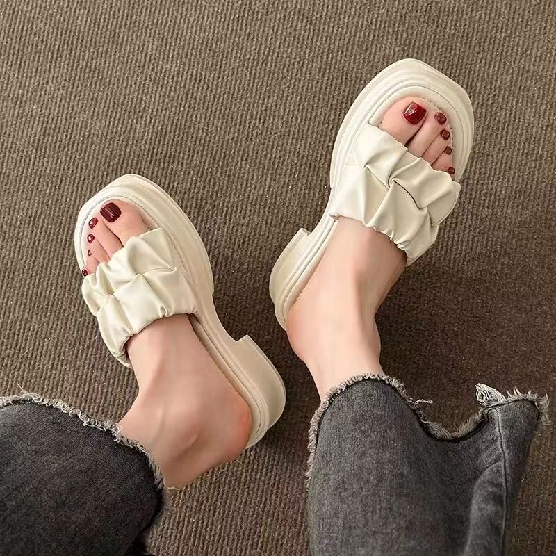 Dép Sandal Đế Dày Mềm Mại Thời Trang Mùa Hè Dành Cho Nữ
