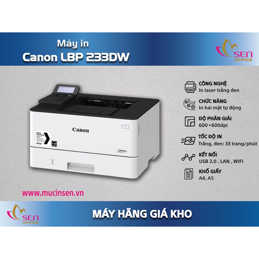 Máy in Laser Canon LBP 233DW