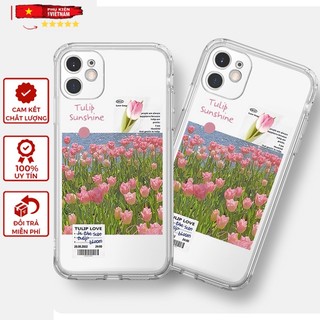Ốp lưng trong suốt in hình iphone 6/ 7/ 8 PLUS/ X/ XSMAX/ 11/ 12/ 13/ 14 PRO/ PLUS/ MAX VƯỜN HOA CỰC ĐẸP