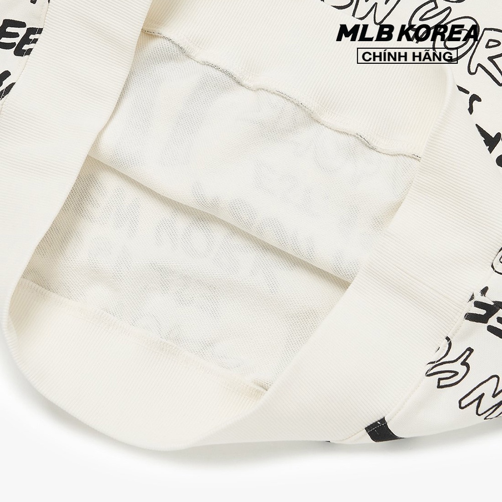 MLB - Áo hoodie tay dài phối mũ Grafitti Allover Overfit 3AHDZ0124-50IVS