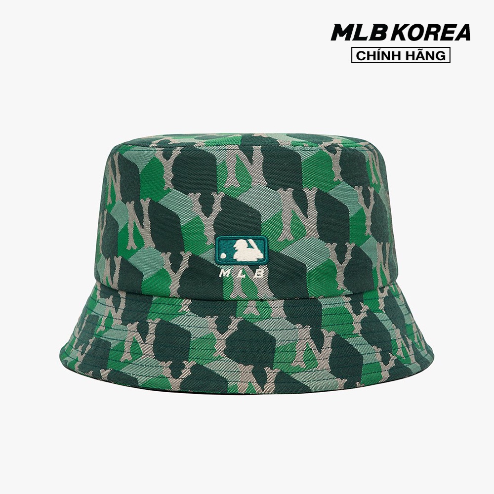 MLB - Nón bucket thời trang Cube Monogram 3AHTM212N-50GND