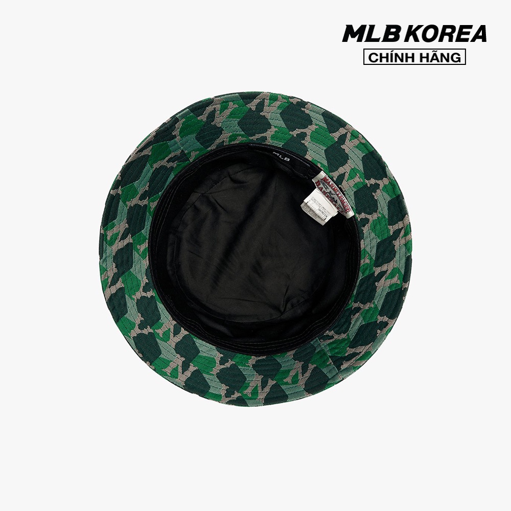 MLB - Nón bucket thời trang Cube Monogram 3AHTM212N-50GND