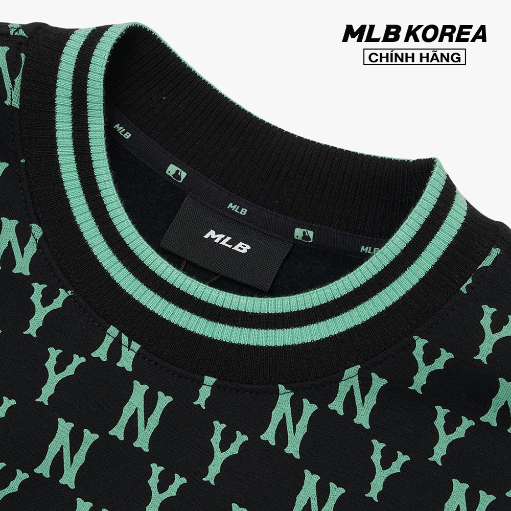 MLB - Áo sweatshirt tay dài phom suông Classic Monogram Front Brushed Overfit 3AMTM0926-50BKS