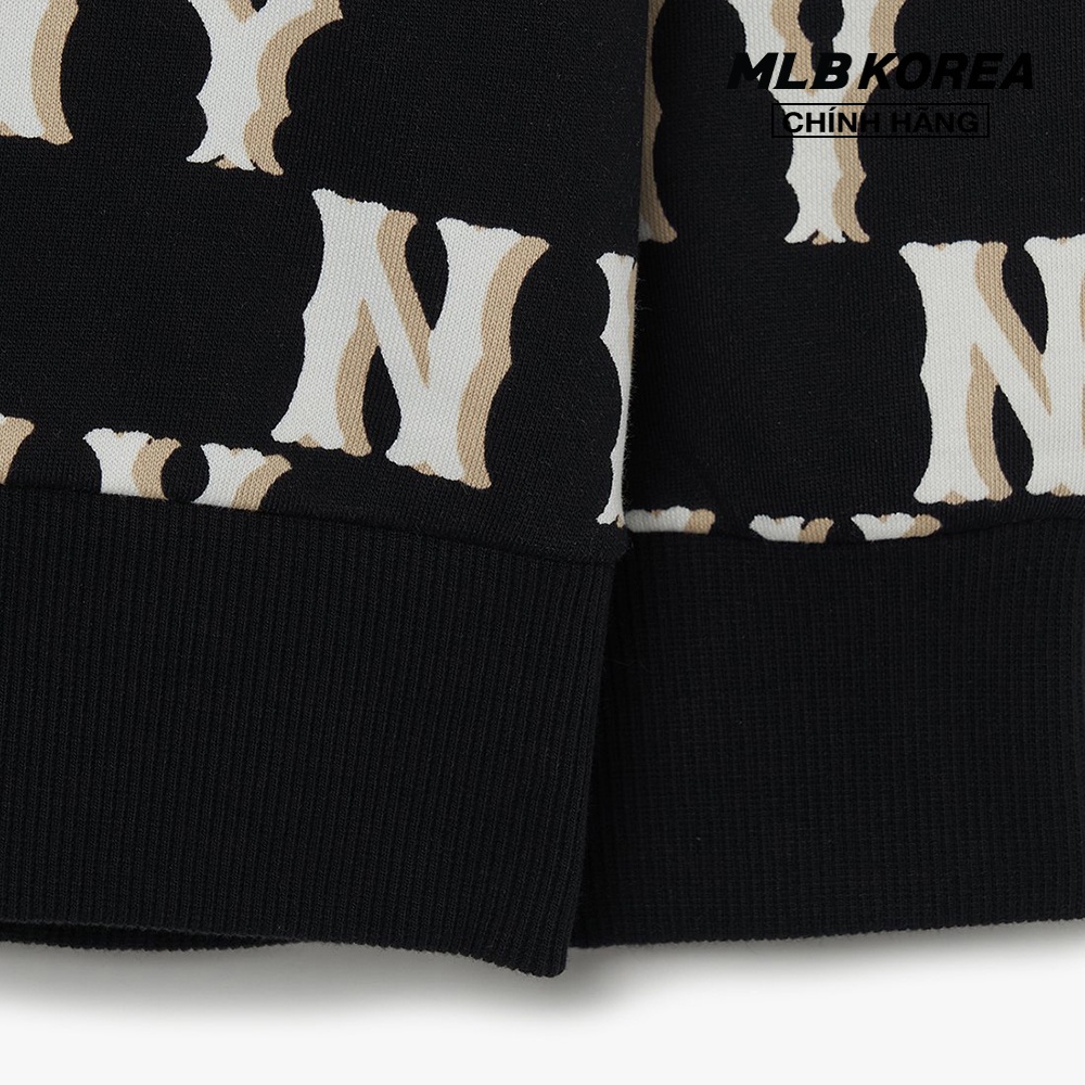 MLB - Áo sweatshirt unisex tay dài Classic Monogram Allover 3AMTM0231-50BKS