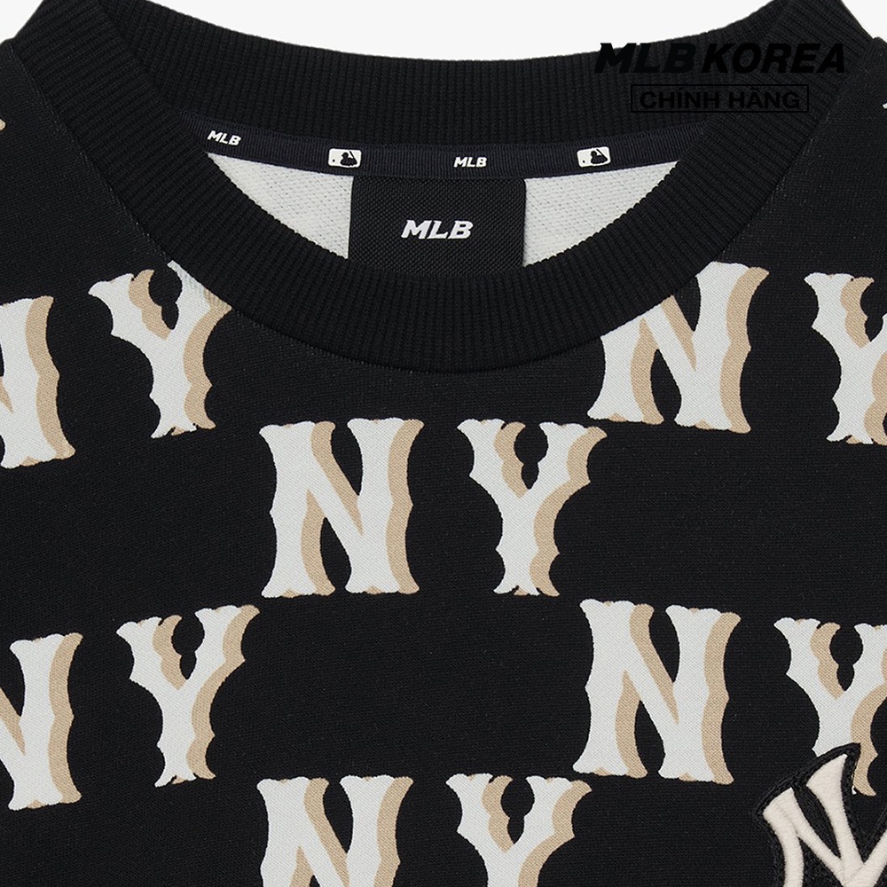 MLB - Áo sweatshirt unisex tay dài Classic Monogram Allover 3AMTM0231-50BKS