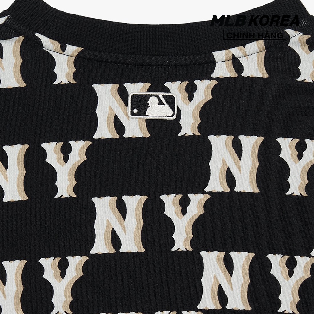 MLB - Áo sweatshirt unisex tay dài Classic Monogram Allover 3AMTM0231-50BKS