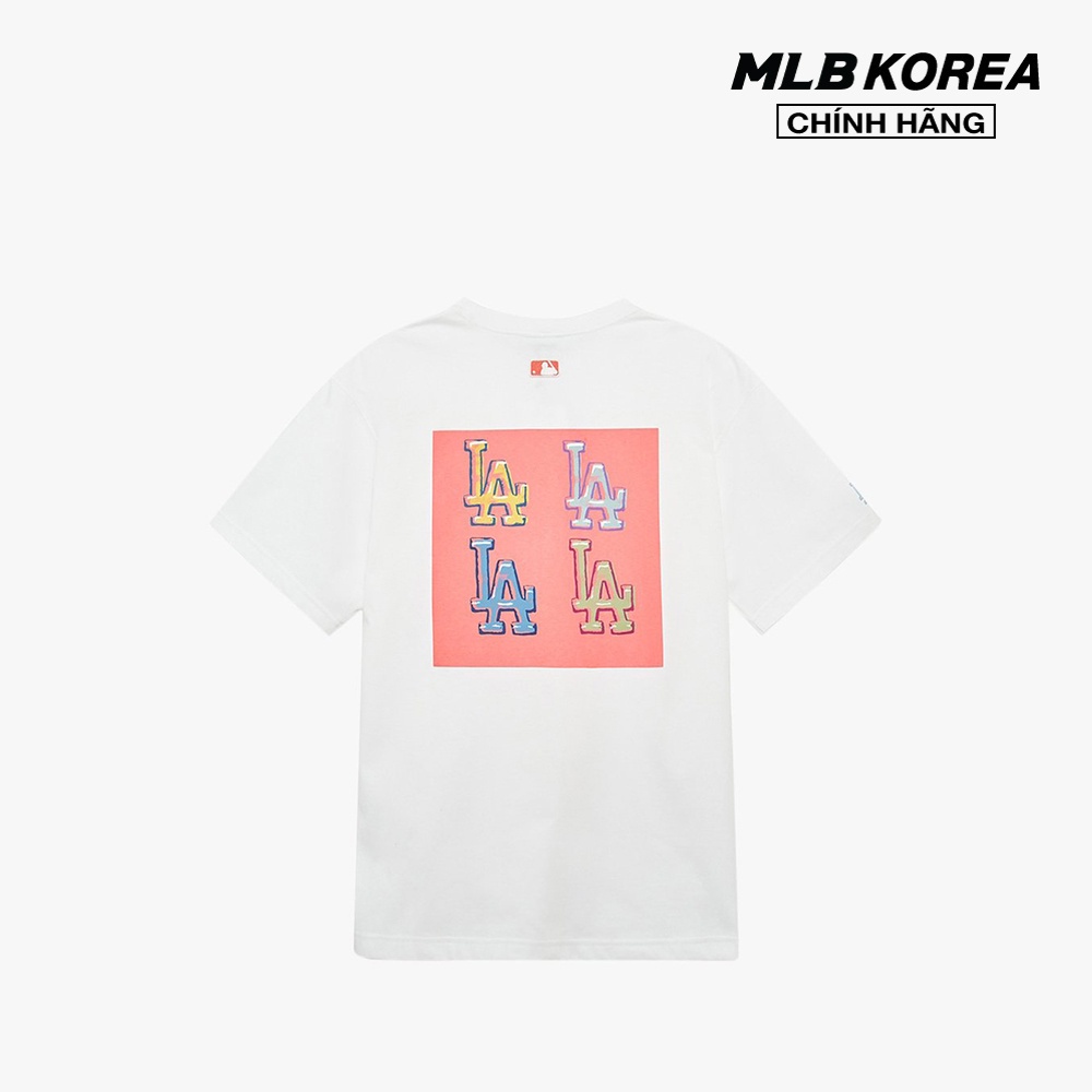 MLB - Áo thun unisex cổ tròn tay ngắn phối logo trẻ trung 3ATSL0233-07WHS
