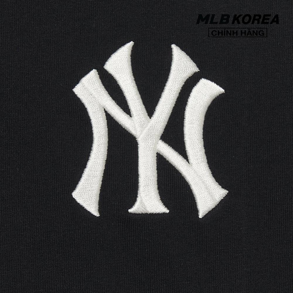 MLB - Áo thun unisex cổ tròn tay ngắn Illusion Clipping 3ATSU2033-50BKS