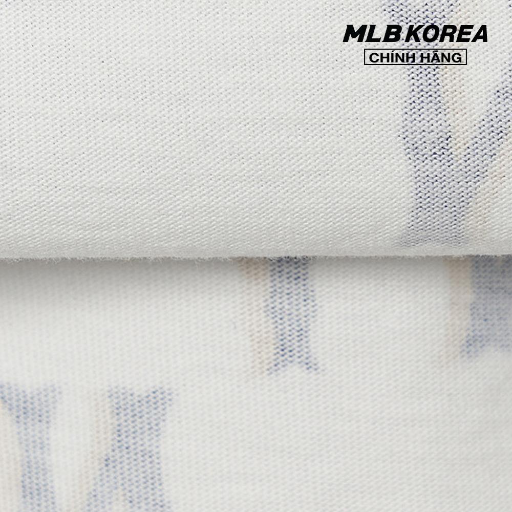 MLB - Áo thun unisex cổ tròn tay ngắn Checkerboard Clipping Logo Overfit 3ATSM1133-50WHS