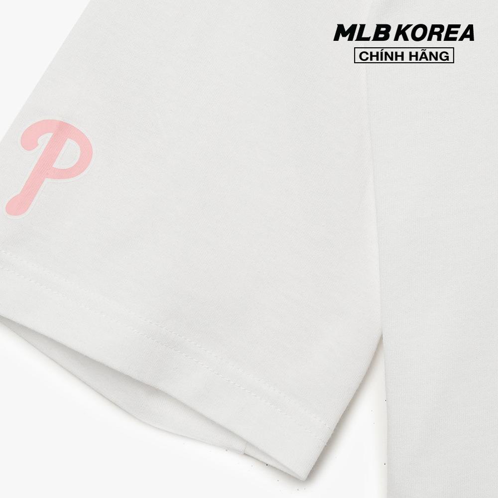 MLB - Áo thun unisex cổ tròn tay ngắn Checkerboard Clipping Logo Overfit 3ATSO0233-10WHS