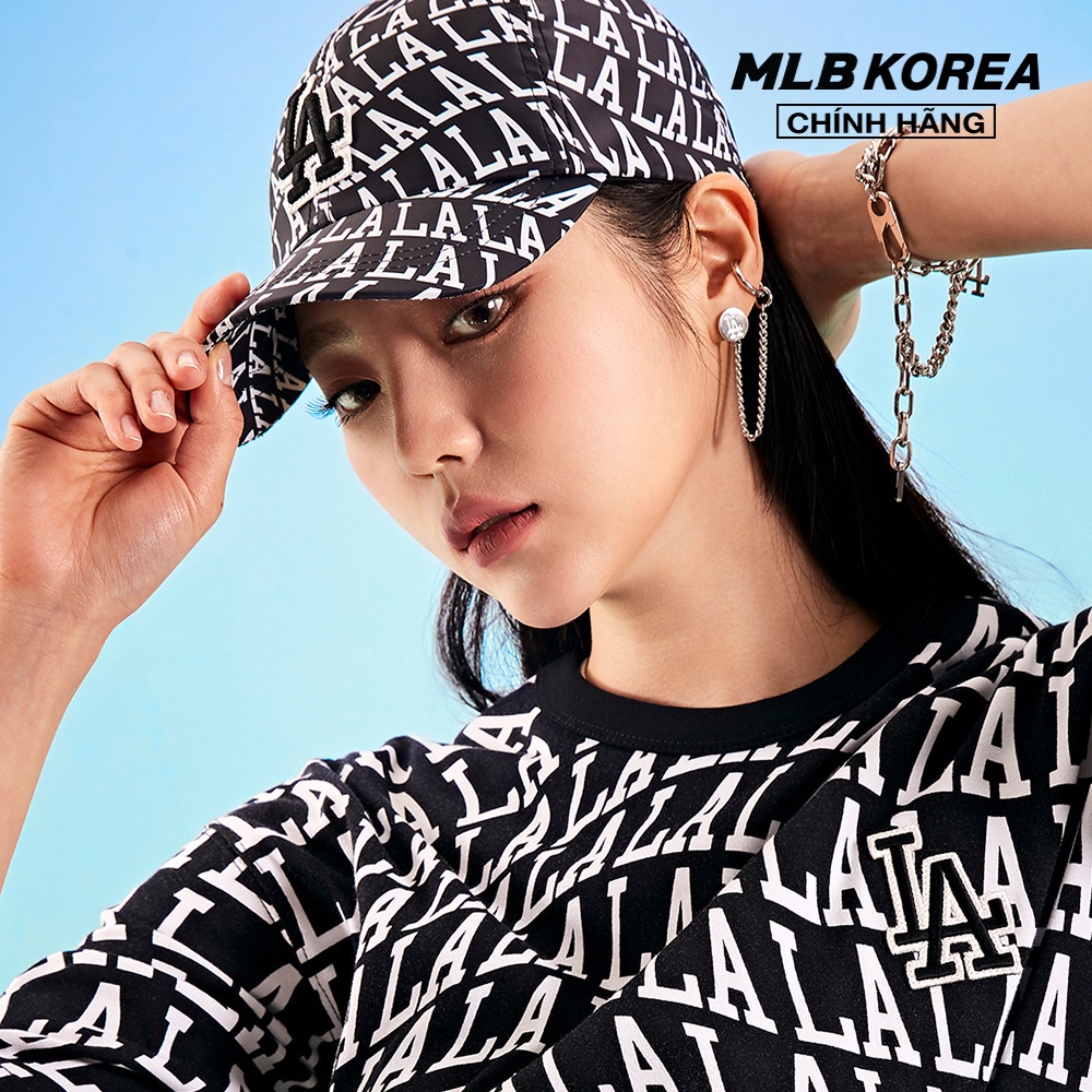 MLB - Nón bóng chày thời trang Illusion Logo 3ACP64223-07BKS