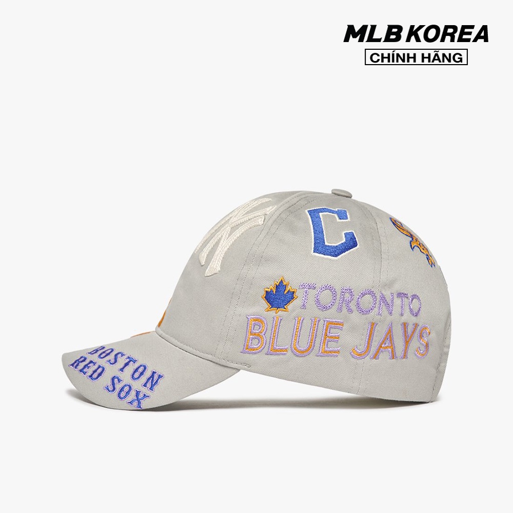 MLB - Nón bóng chày unisex Multi Logo Unstructured 3ACP7302N-00GRL