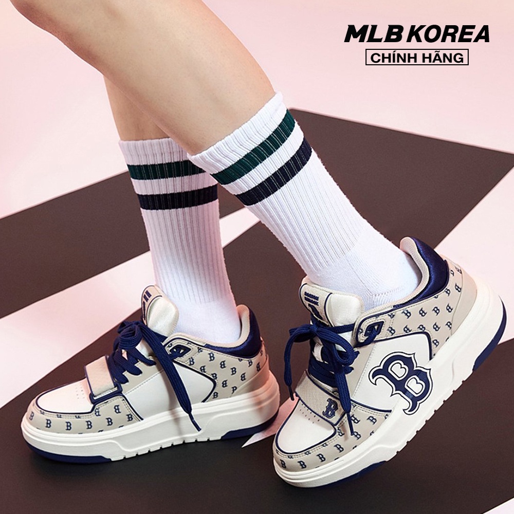 MLB - Giày sneakers unisex cổ thấp Chunky Liner Mid Classic Monogram 3ASXLM13N-43BGL