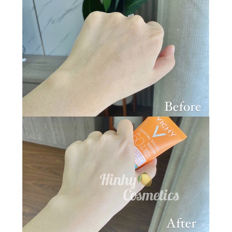 Kem Chống Nắng Vichy Capital Soleil Anti Brillance SDF 50 UVA+UVB 50ml dành cho da dầu , da mụn nhạy cảm - chính hãchuẩn