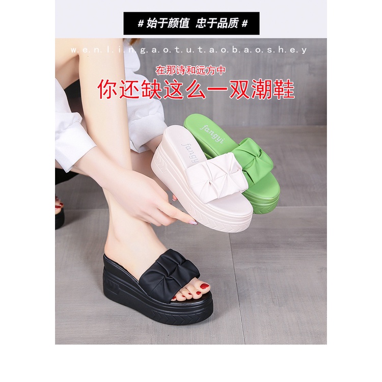 Dép Sandal Đế Xuồng Dày Dặn Phong Cách Thời Trang Mùa Hè 2023 Dành Cho Nữ