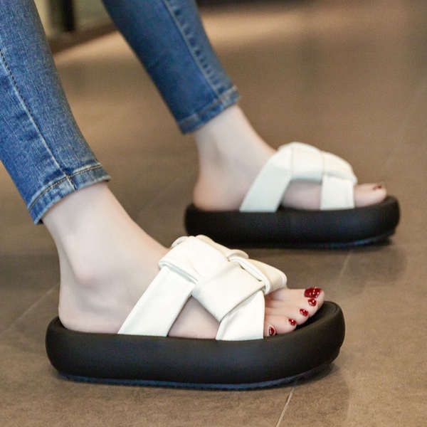 Giày Sandal Đế Dày Thời Trang Mùa Hè Dành Cho Nữ