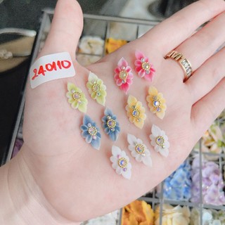 Hoa bột nail hoa đính tay / giá 1 bông