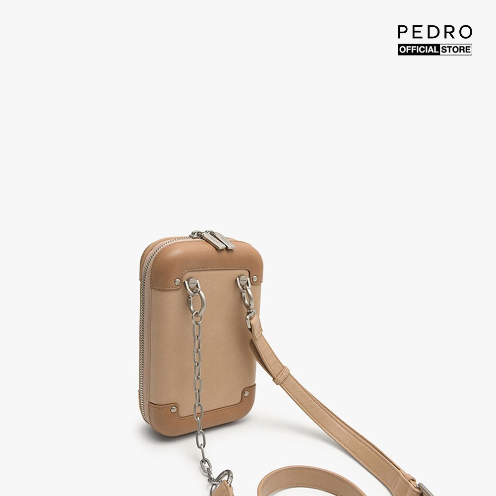 PEDRO - Túi đeo chéo nam phom chữ nhật Mixed Material Dressy Sling PM2-26500001-44