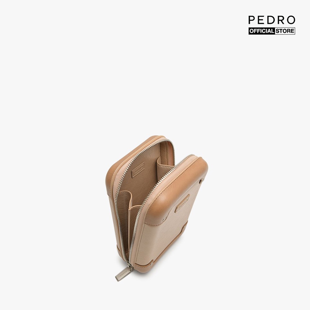 PEDRO - Túi đeo chéo nam phom chữ nhật Mixed Material Dressy Sling PM2-26500001-44
