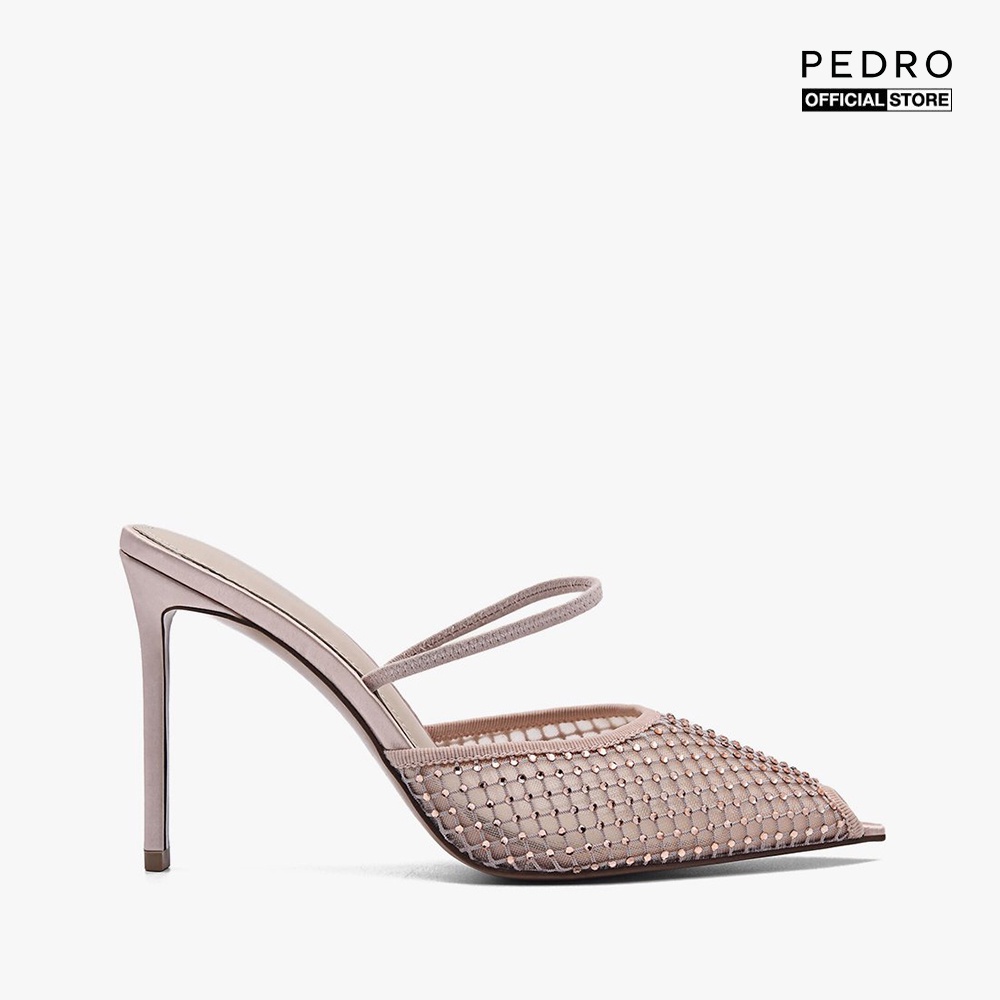 PEDRO - Giày cao gót nữ bít mũi đính đá phối quai thời trang PW1-26760041-35