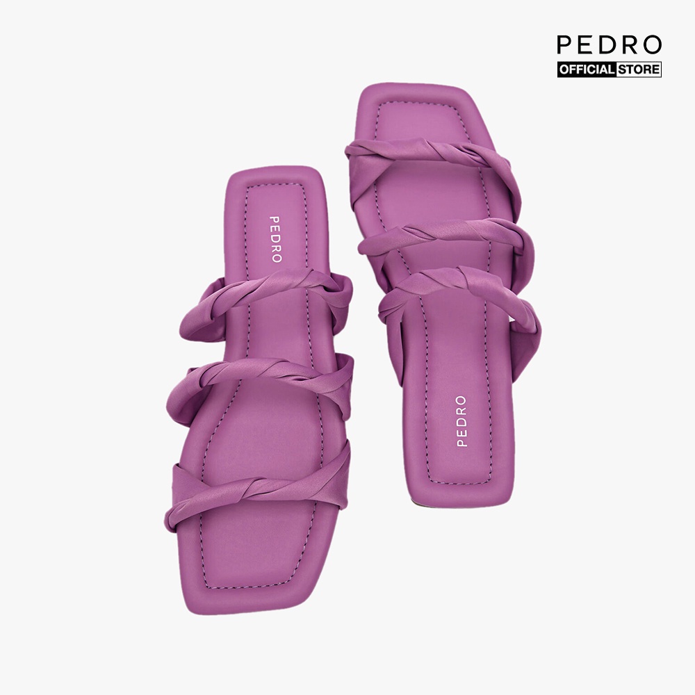PEDRO - Giày sandals nữ quai xoắn mũi vuông Arch PW1-66680019-19