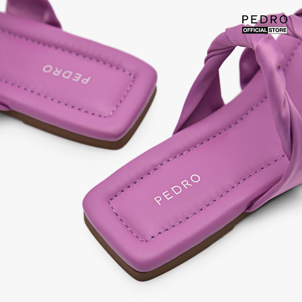 PEDRO - Giày sandals nữ quai xoắn mũi vuông Arch PW1-66680019-19