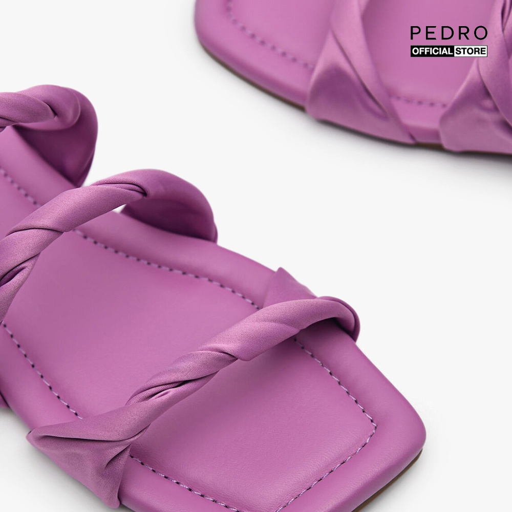 PEDRO - Giày sandals nữ quai xoắn mũi vuông Arch PW1-66680019-19