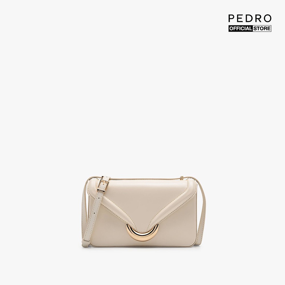 PEDRO - Túi đeo chéo nữ nắp gập phom chữ nhật Terrazo PW2-76610059-05
