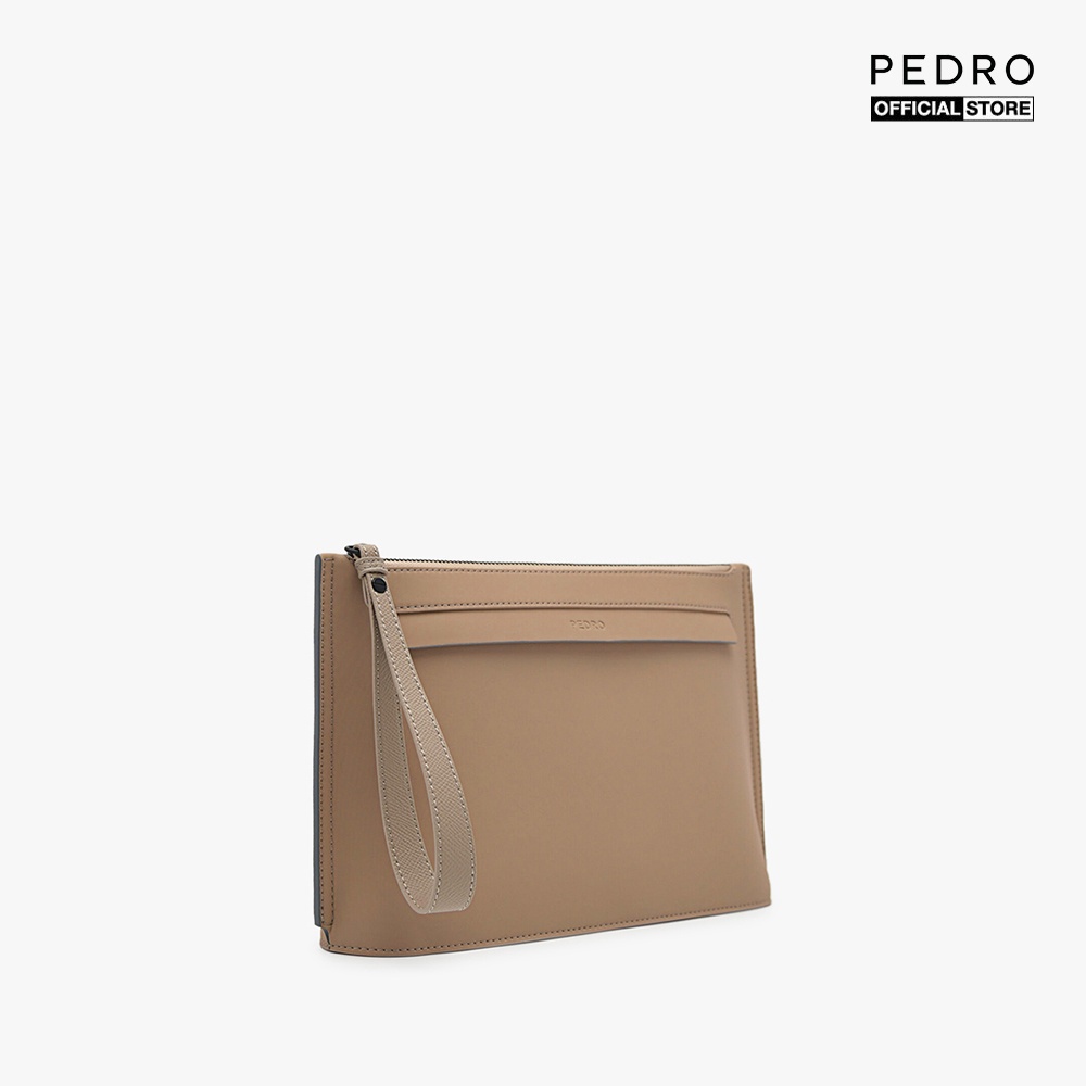 PEDRO - Clutch nam phom chữ nhật Synthetic Leather Clutch PM2-45210027-14