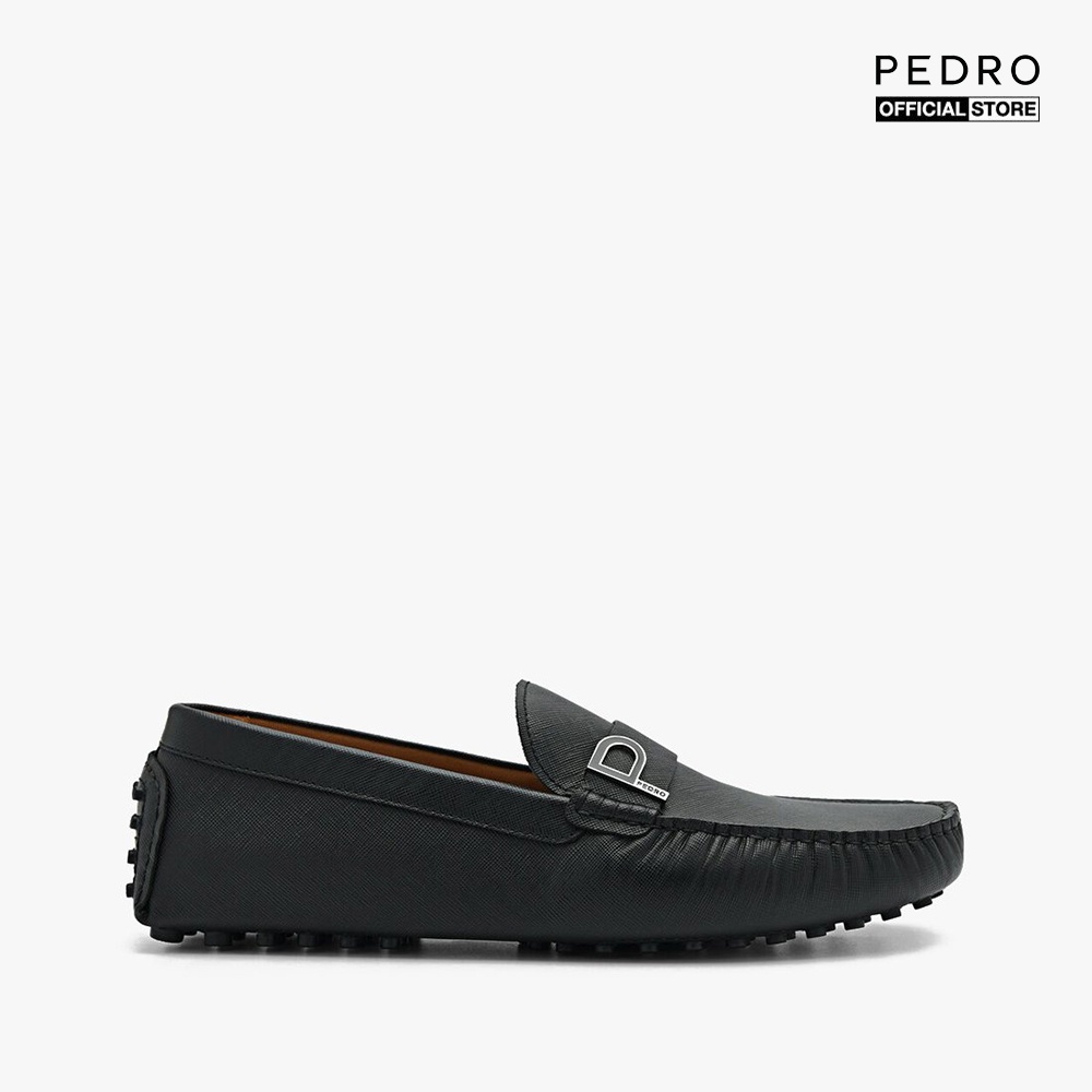 PEDRO - Giày lười nam Leather Metal Bit Moccasins PM1-65980272-01
