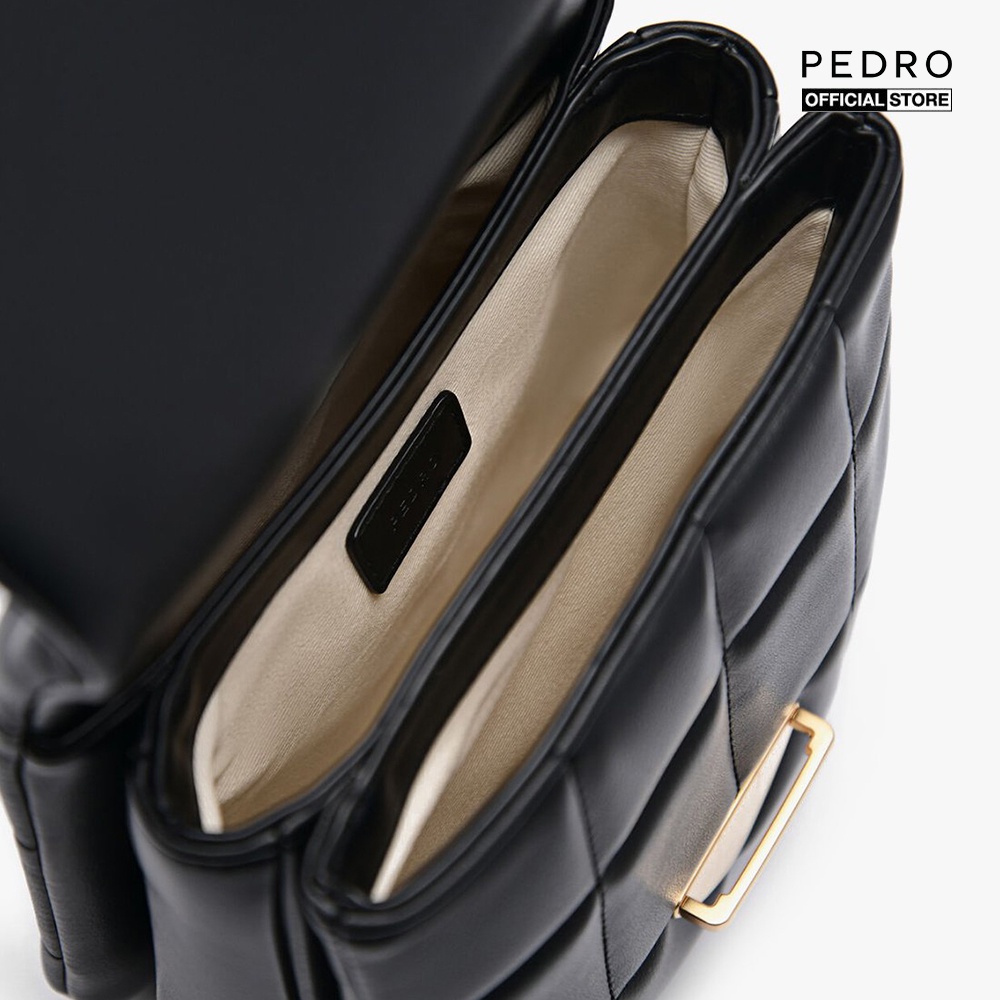 PEDRO - Túi đeo chéo nữ mini nắp gập Quilted PW2-75210144-01