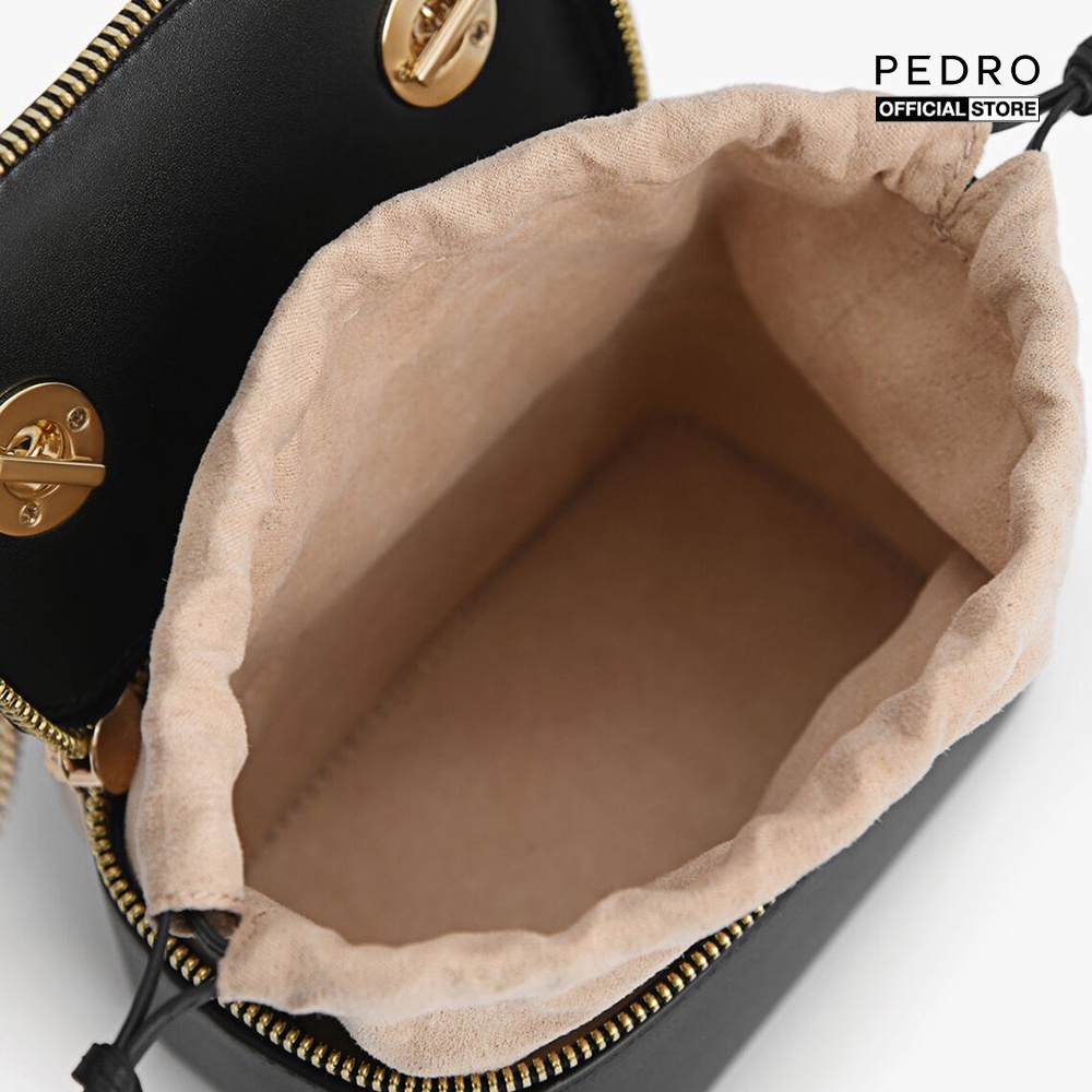 PEDRO - Túi xách nữ hình hộp chữ nhật Leather Mini Vanity PW4-66500011-01