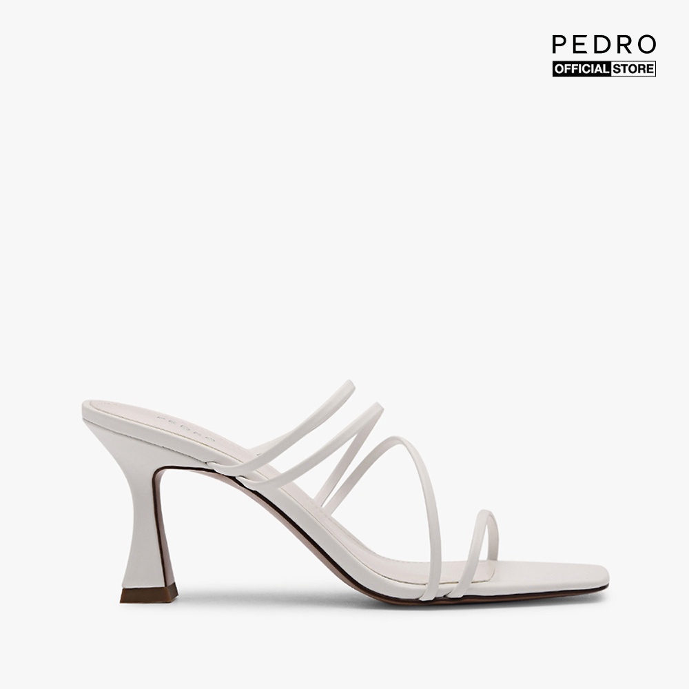 PEDRO - Giày sandals cao gót nữ mũi vuông quai mảnh thời trang PW1-26680034-03