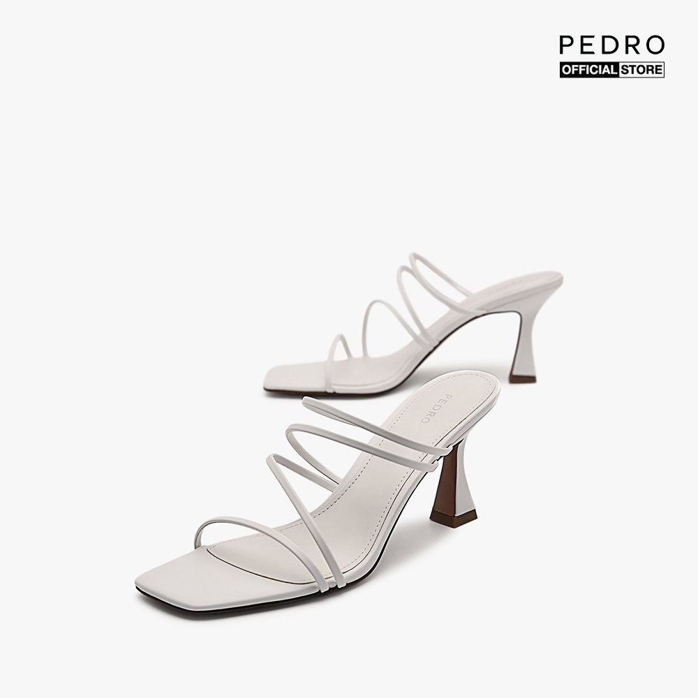 PEDRO - Giày sandals cao gót nữ mũi vuông quai mảnh thời trang PW1-26680034-03