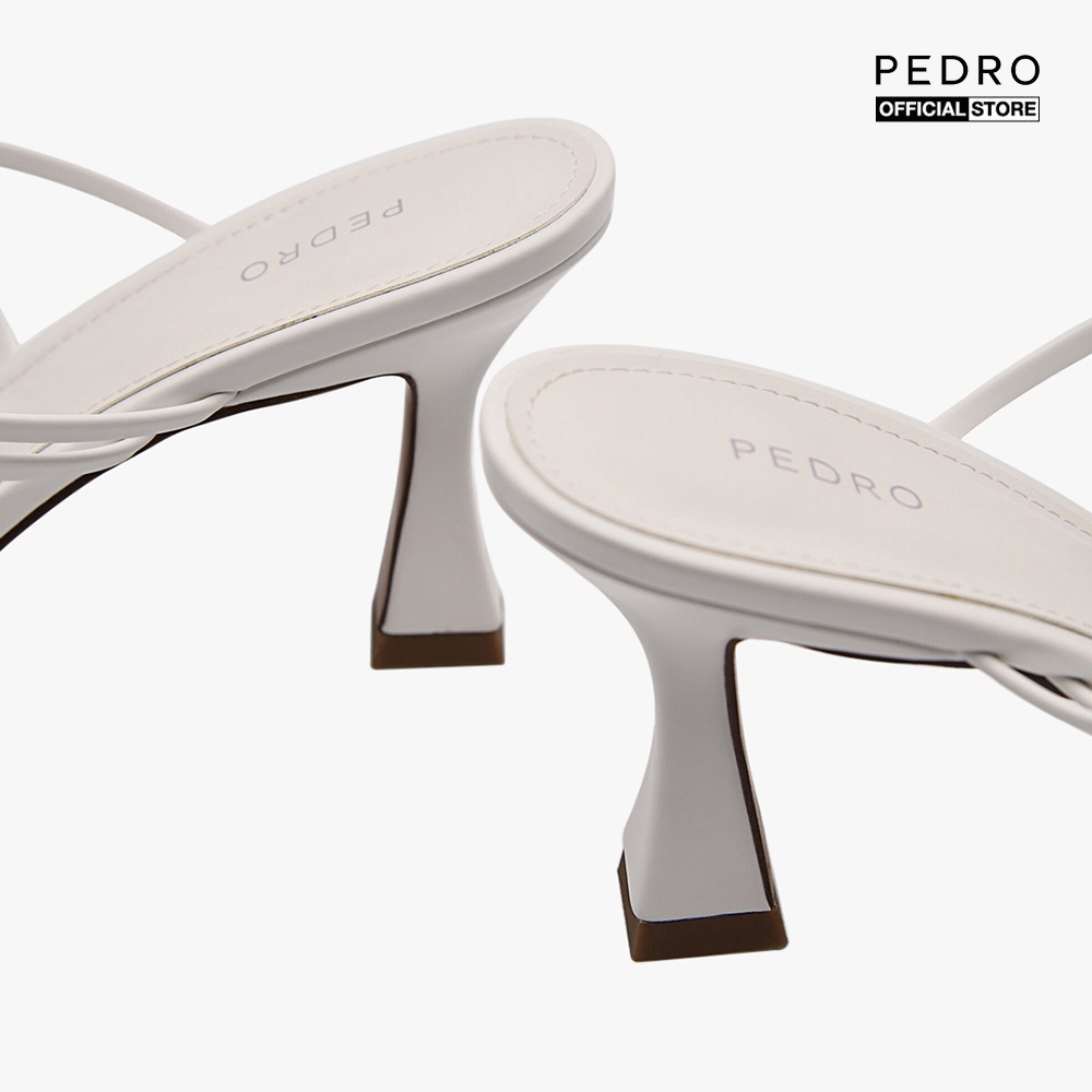 PEDRO - Giày sandals cao gót nữ mũi vuông quai mảnh thời trang PW1-26680034-03