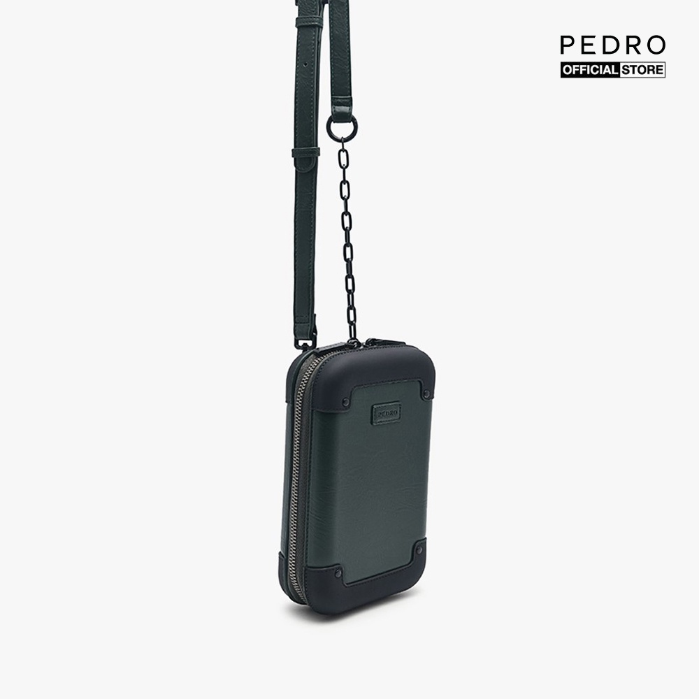 PEDRO - Túi đeo chéo nam phom chữ nhật Mixed Material Dressy Sling PM2-26500001-64