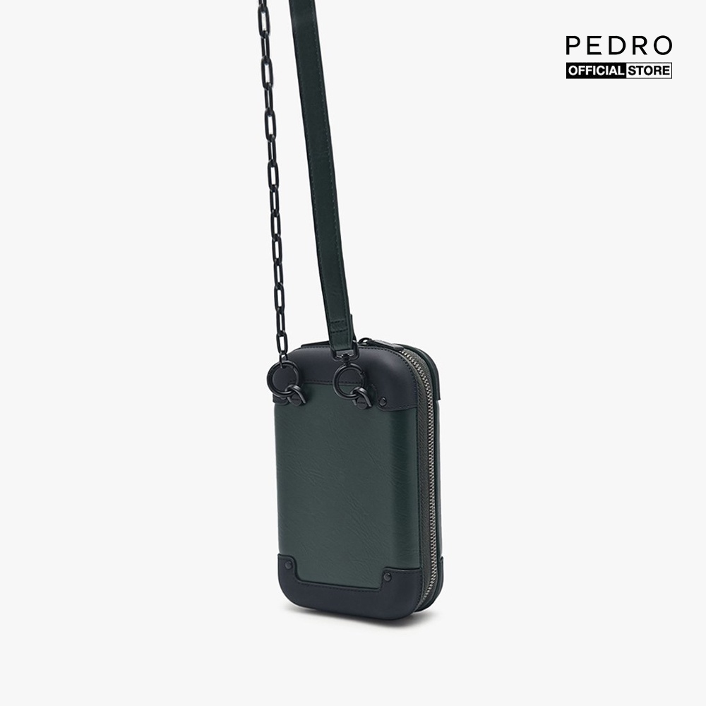 PEDRO - Túi đeo chéo nam phom chữ nhật Mixed Material Dressy Sling PM2-26500001-64