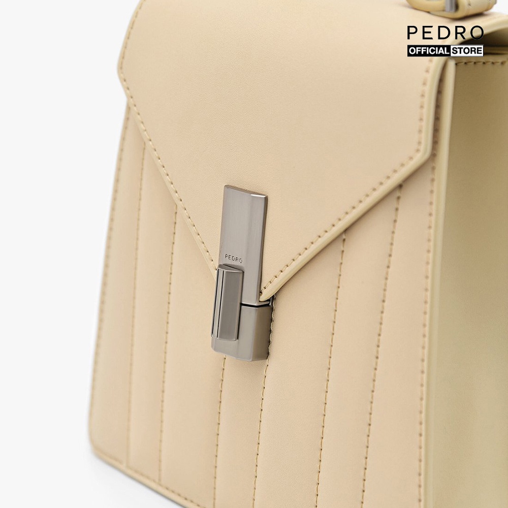 PEDRO - Túi xách nữ phom hình thang Margot Leather Panelled PW2-56610026-44