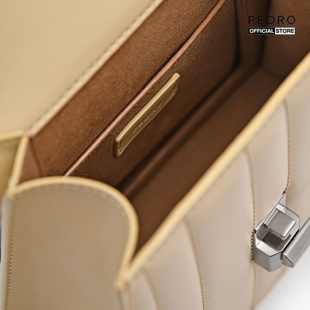 PEDRO - Túi xách nữ phom hình thang Margot Leather Panelled PW2-56610026-44