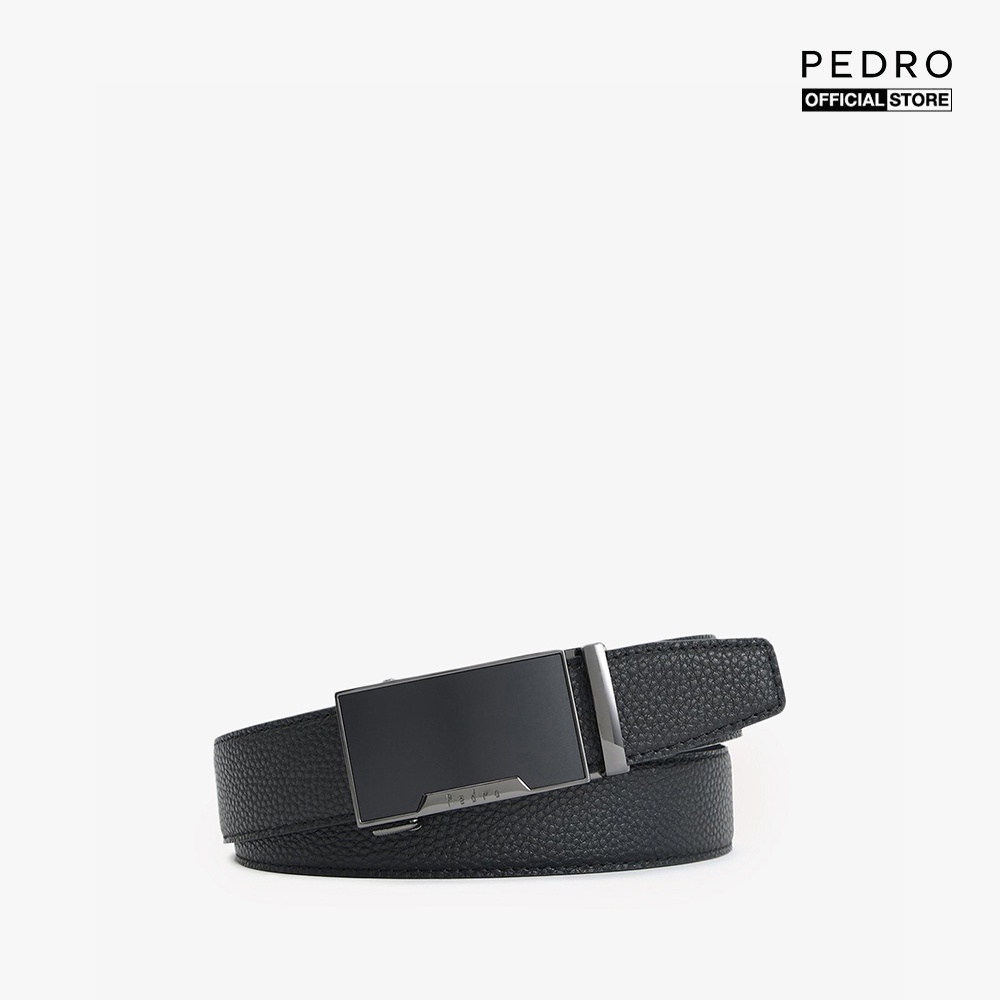 PEDRO - Thắt lưng nam bản vừa Automatic Textured Leather PM3-15940116-01