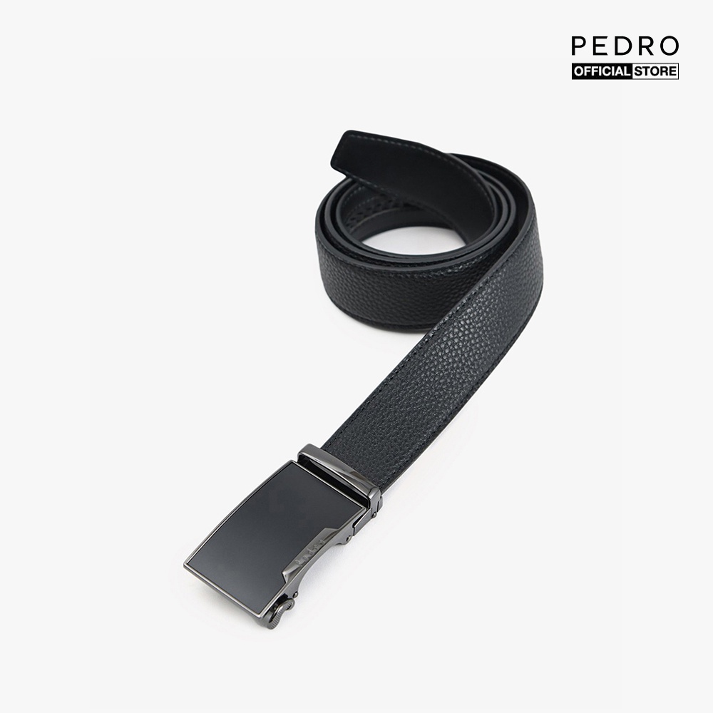PEDRO - Thắt lưng nam bản vừa Automatic Textured Leather PM3-15940116-01