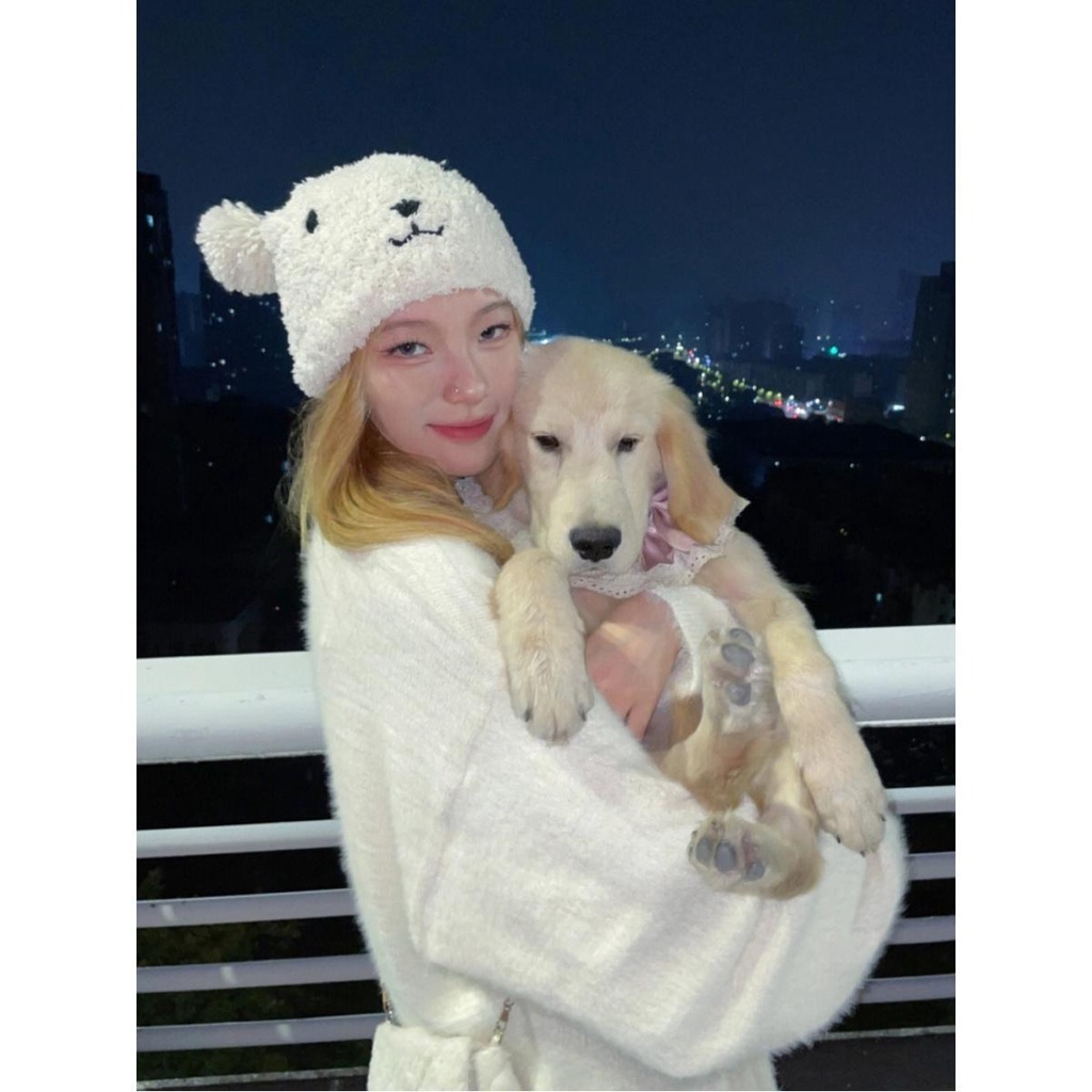 Jiashucheng Áo Sweater Dệt Kim Dày Dáng Rộng Thiết Kế Lông Xù Thời Trang Thu Đông Cho Nữ