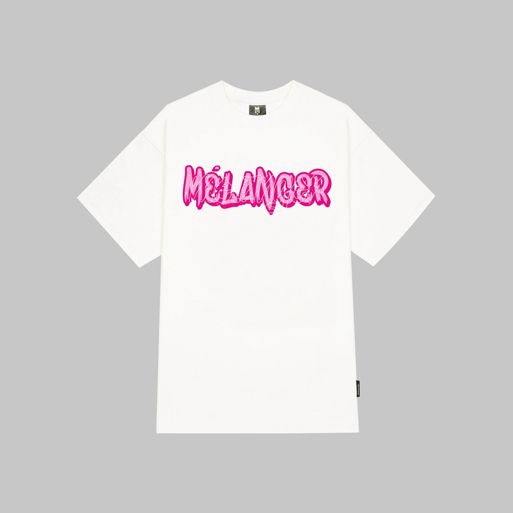 Áo thun tay lỡ Nam,Nữ Mélanger Maori oversize cotton, cổ bo tròn 240gsm thoáng mát