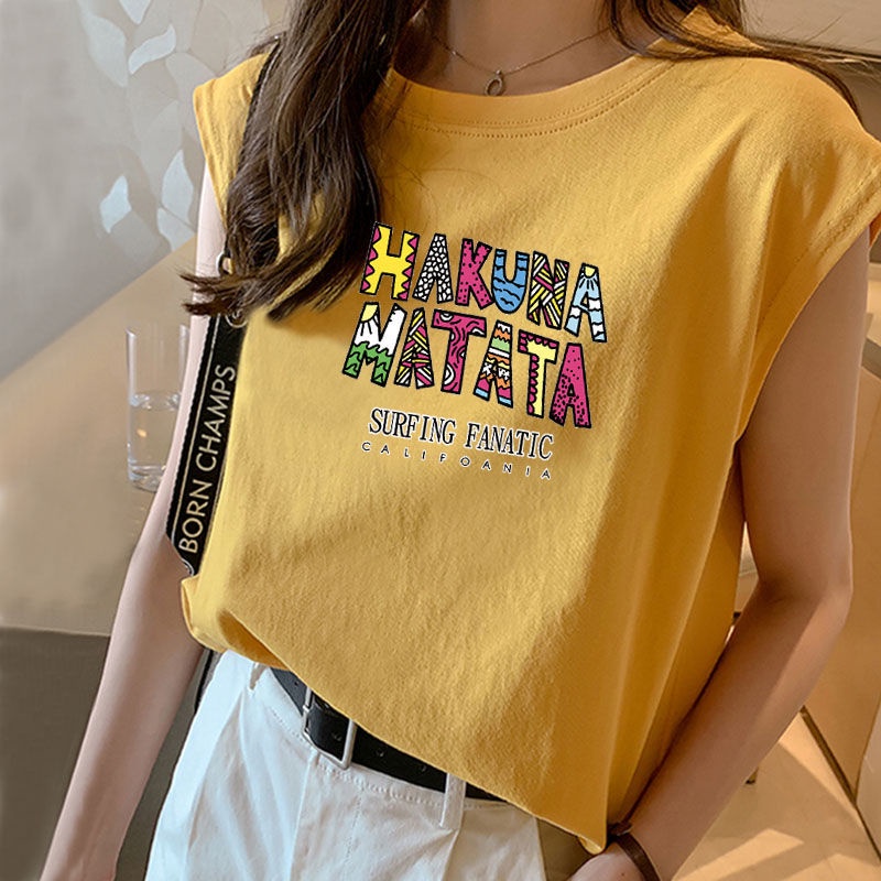 Jiashucheng Áo Thun Thể Thao Không Tay Thời Trang Bán Chạy Cho Nữ