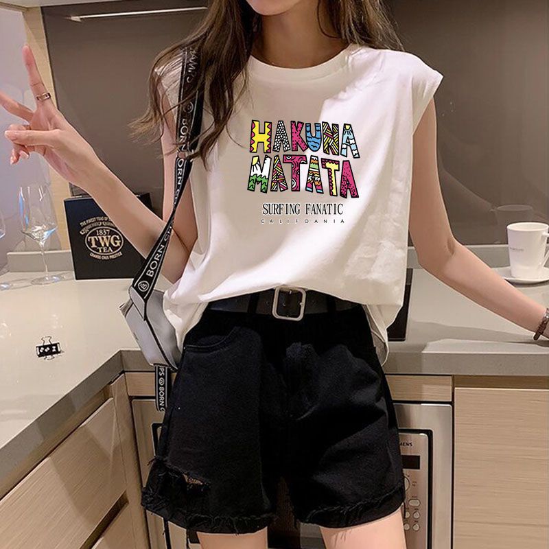 Jiashucheng Áo Thun Thể Thao Không Tay Thời Trang Bán Chạy Cho Nữ