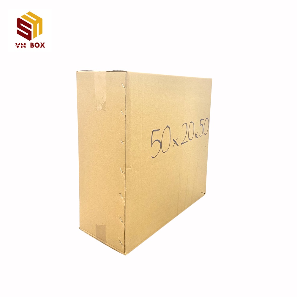 50x20x50 thùng carton, thùng giấy carton đóng hàng size to đựng hàng hóa giá rẻ - VN BOX