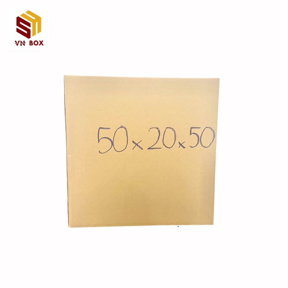 50x20x50 thùng carton, thùng giấy carton đóng hàng size to đựng hàng hóa giá rẻ - VN BOX