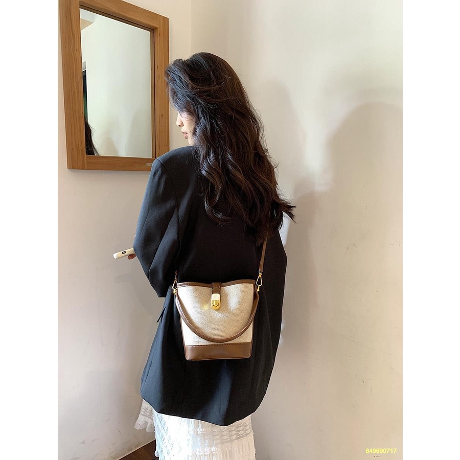 Túi nhỏ nữ thời trang mới Túi Messenger túi xô nữ