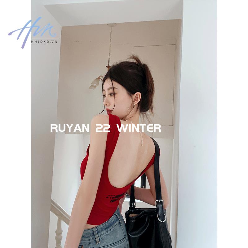 Áo Hai Dây Dáng Ôm In Chữ Phong Cách Cổ Điển Thời Trang Mùa Hè 2023 Mới Dành Cho Bạn Nữ